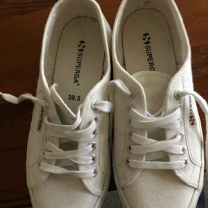 Superga white kicks
